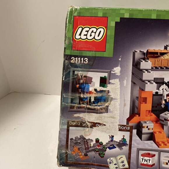 LEGO® Minecraft® 21113- The Cave- 249 Pieces- New Product in Damaged Box - Picture 6 of 12